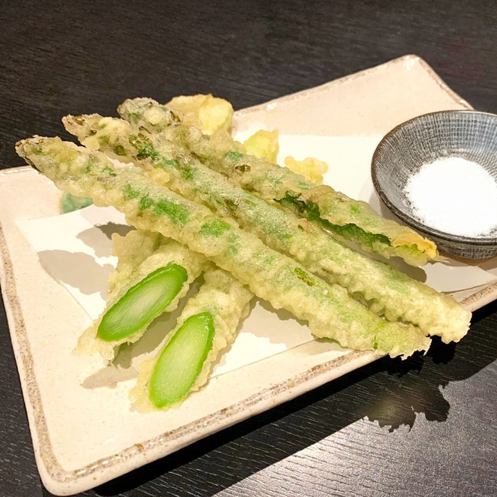 アスパラガスの天ぷら